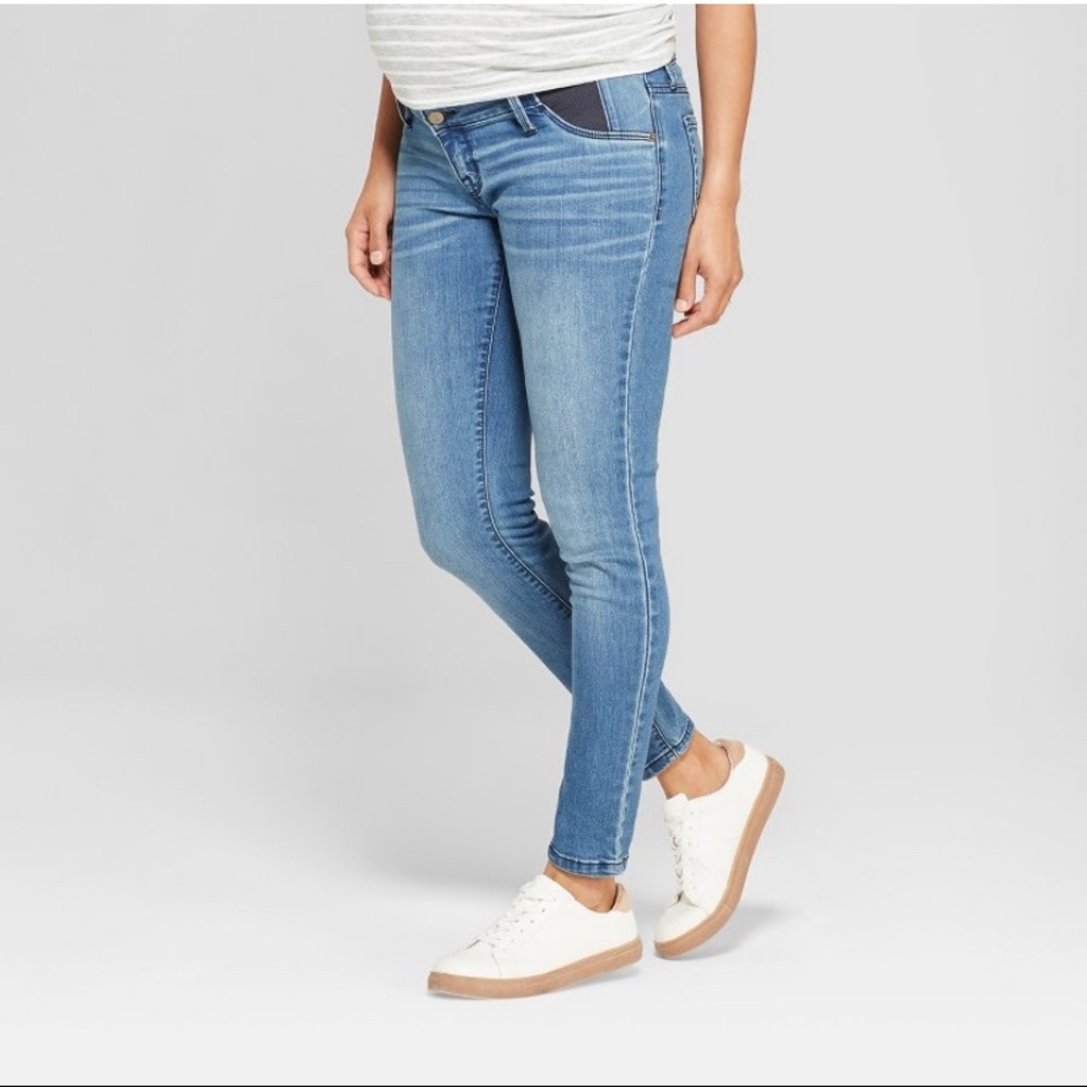 Isabel Maternity Denim in Medium Wash